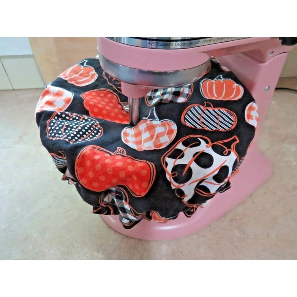Kitchenaid Mixer Bowl Cover, Reversible Sunflowers and Pumpkins